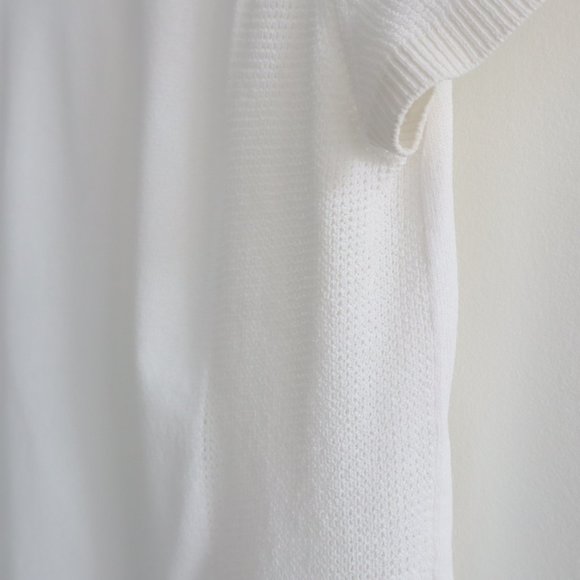 Gerard Darel Knit Top - White, XS - Picture 4 of 5